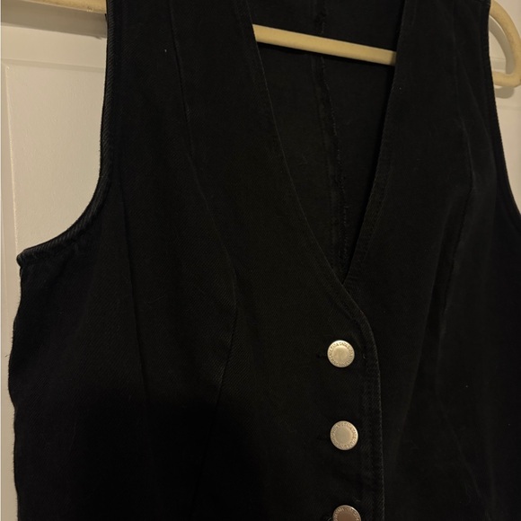 Fitted Western Black Vest Zara - Picture 3 of 3